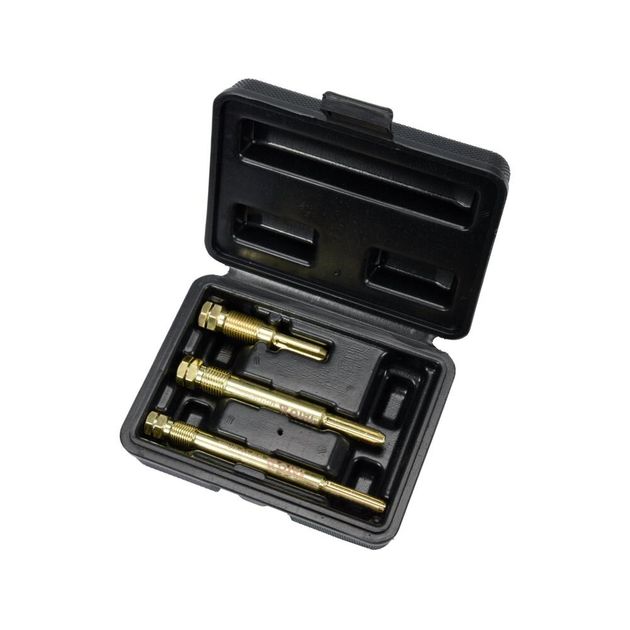 Набір для очищення гнізд свічок запалювання YATO M10 x 1 мм, M12 x 1.25 мм, 3 шт + кейс (YT-05341), фото , зображення 2 | SNABZHENIE.com.ua