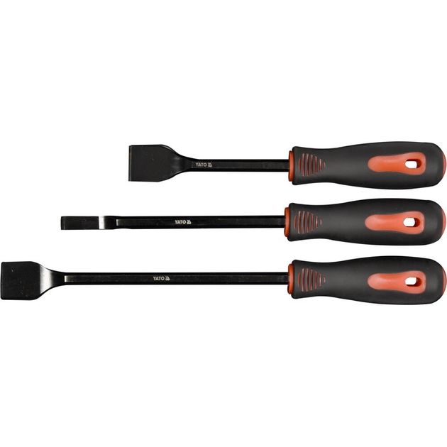 Набір скребків сталевих YATO 25 x 220 мм, 10 x 270 мм, 25 x 310 мм, 3 шт (YT-08474), фото , зображення 2 | SNABZHENIE.com.ua
