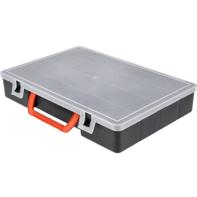 Органайзер з ПВХ VOREL, 10 комірок, 300x 220x 55 мм [10], фото , зображення 2 | SNABZHENIE.com.ua