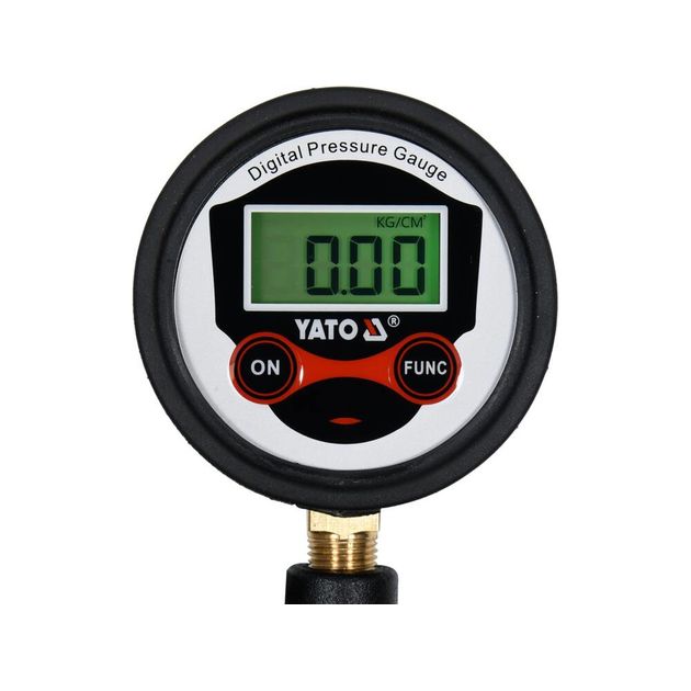 Пістолет для накачки шин YATO з цифровим LCD манометром 0.8 MPa, 1/4 (YT-23702), фото , зображення 2 | SNABZHENIE.com.ua