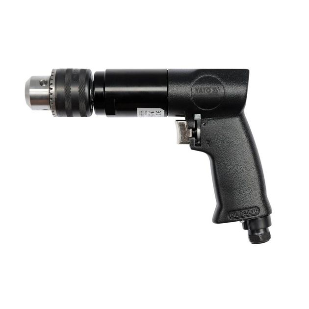 Пневматическая дрель для сверл до 10 мм YATO (YT-09702), фото , изображение 2 | SNABZHENIE.com.ua Пневматическая дрель для сверл до 10 мм YATO (YT-09702), фото , изображение 2 | SNABZHENIE.com.ua
