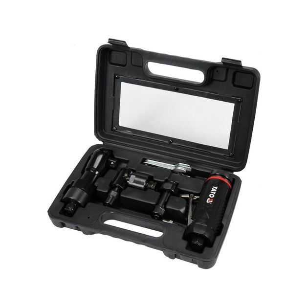 Шлифмашинки угловая и прямая YATO 1/2" пневматические, кейс, 3 шт, фото , изображение 2 | SNABZHENIE.com.ua