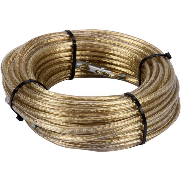 Трос стальной с наконечниками для пломб VOREL: Ø6 мм x 18 м, фото , изображение 2 | SNABZHENIE.com.ua