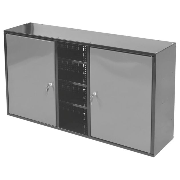 Шафа настінна VOREL для майстерні, 1125x265x630 мм, лакована бляха, фото , изображение 2 | SNABZHENIE.com.ua Шафа настінна VOREL для майстерні, 1125x265x630 мм, лакована бляха, фото , изображение 2 | SNABZHENIE.com.ua