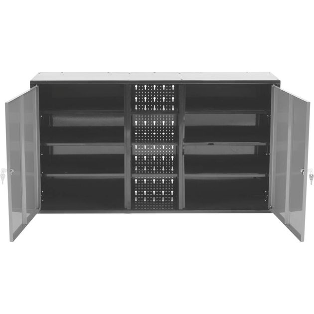 Шафа настінна VOREL для майстерні, 1125x265x630 мм, лакована бляха, фото , изображение 5 | SNABZHENIE.com.ua Шафа настінна VOREL для майстерні, 1125x265x630 мм, лакована бляха, фото , изображение 5 | SNABZHENIE.com.ua