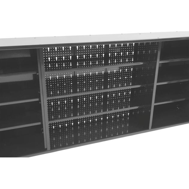 Настенная шкаф для мастерской VOREL, 1580 х 265 х 630 мм, из металла, фото , изображение 8 | SNABZHENIE.com.ua