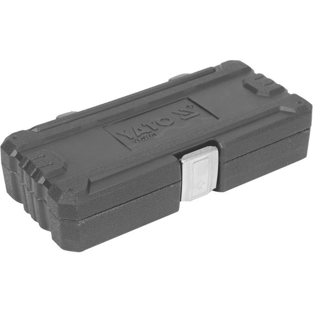 Торцеві насадки для оливозливних пробок YATO: квадрат 3/8; Cr-V, 18 шт., фото , зображення 4 | SNABZHENIE.com.ua