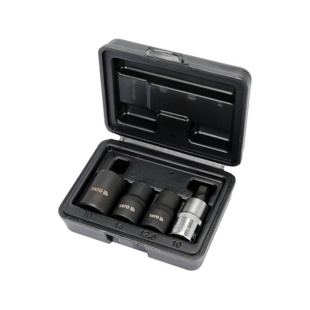 Головки 5-гранные для тормозных суппортов YATO, 4 шт, 10 мм бит., фото , изображение 2 | SNABZHENIE.com.ua