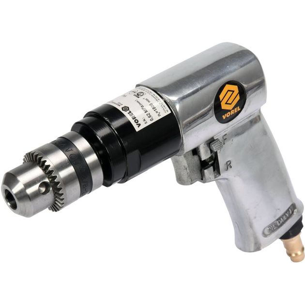 Пневматический дриль VOREL 1/4", патрон Ø10 мм, 1800 об/мин, 0.62 МПа, фото , изображение 2 | SNABZHENIE.com.ua