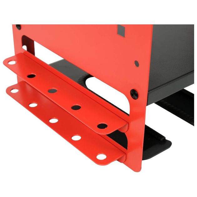 Полка для электроинструмента YATO 465x405x225 мм, 4 гнезда, 2 полки, фото , изображение 6 | SNABZHENIE.com.ua