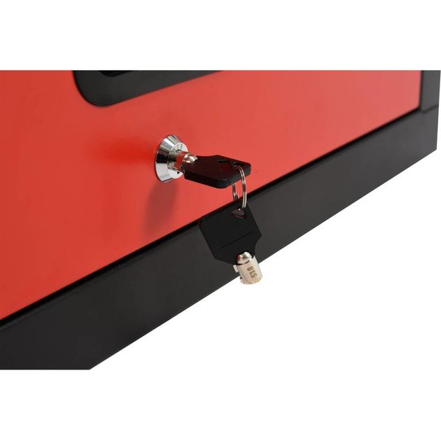 Шкаф навесной для мастерской YATO 660x305x410 мм (YT-08935), фото , изображение 8 | SNABZHENIE.com.ua