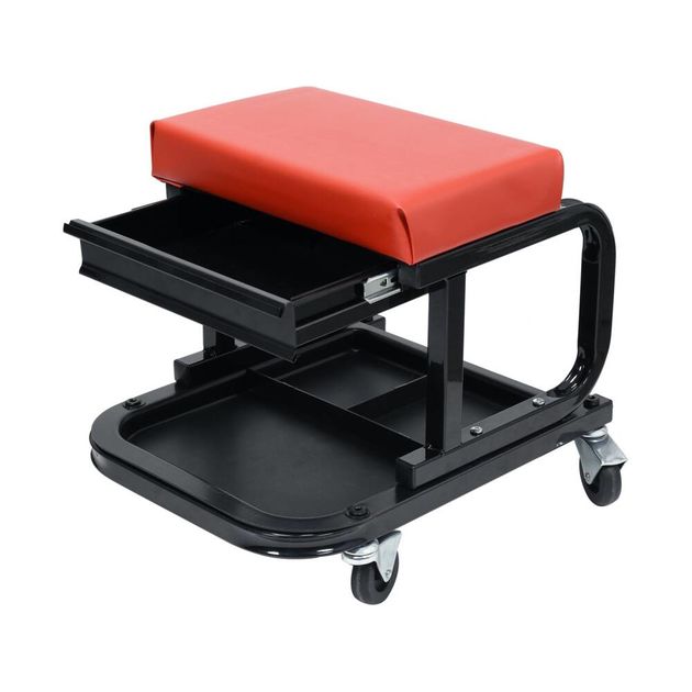 Табурет на колесах YATO з ящиками, 440 x 360 x 390 мм, 150 кг (YT-08791), фото , зображення 2 | SNABZHENIE.com.ua Табурет на колесах YATO з ящиками, 440 x 360 x 390 мм, 150 кг (YT-08791), фото , зображення 2 | SNABZHENIE.com.ua