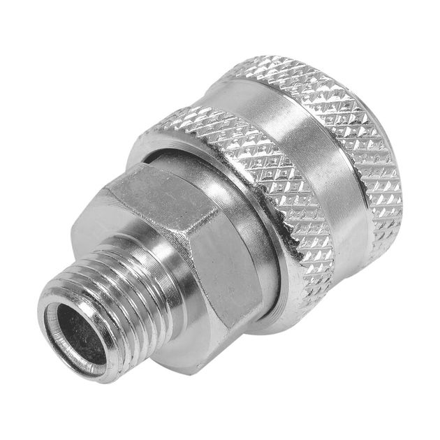 Швидкорознімне з'єднання VOREL з зовнішньою різьбою 1/4" [20/120], фото , зображення 2 | SNABZHENIE.com.ua