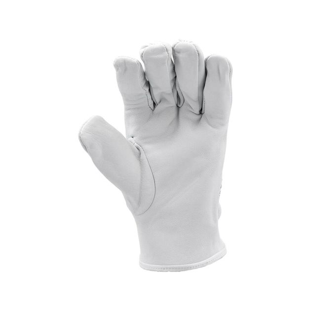 Перчатки рабочие белые YATO с липучкой, кожа, размер 10 (YT-74647), фото , изображение 4 | SNABZHENIE.com.ua