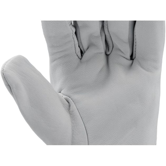 Перчатки рабочие белые YATO с липучкой, кожа, размер 10 (YT-74647), фото , изображение 10 | SNABZHENIE.com.ua