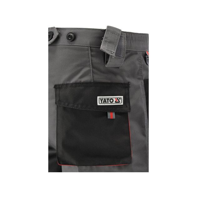 Рабочие брюки DAN, размер XL, 65% полиэстер, 35% хлопок YATO, фото , изображение 10 | SNABZHENIE.com.ua