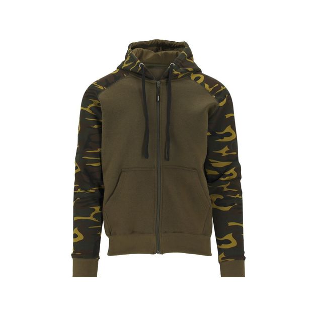 Худі YATO з капюшоном та блискавкою, розмір M, хакі, 2 кишені, фото , изображение 4 | SNABZHENIE.com.ua