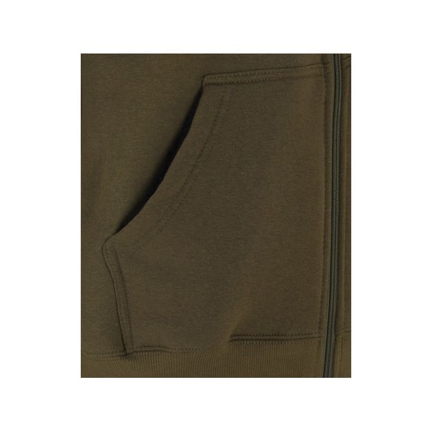 Худі з капюшоном і блискавкою YATO, розмір XL, 2 кишені, колір хакі; матеріал: 80% бавовна, 20% поліестер., фото , зображення 8 | SNABZHENIE.com.ua