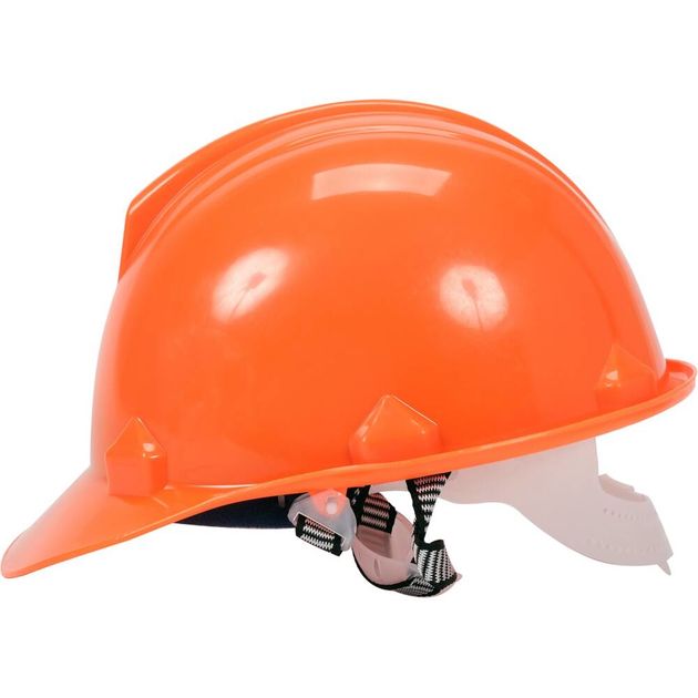 Каска VOREL оранжевая для защиты головы из HDPE, фото , изображение 2 | SNABZHENIE.com.ua
