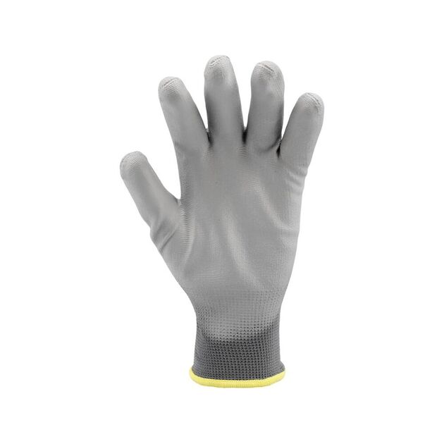 Перчатки рабочие серые YATO, нейлон, размер 9 (YT-74719), фото , изображение 6 | SNABZHENIE.com.ua