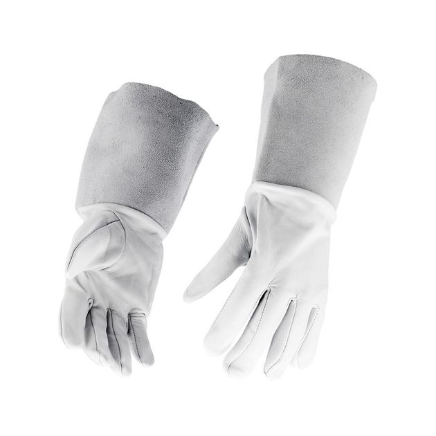 Перчатки сварщика термостойкие YATO, кожа, размер 10, фото , изображение 2 | SNABZHENIE.com.ua