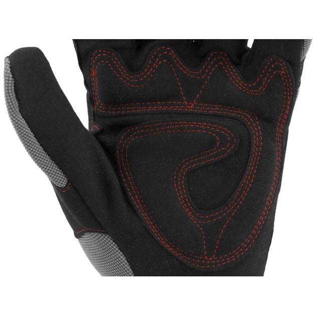 Перчатки рабочие с застежкой YATO, искусственная кожа и синтетика, р. 8, фото , изображение 10 | SNABZHENIE.com.ua