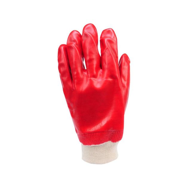 Рукавиці VOREL оливо-бензостійкі червоні 10,5" [12/120], фото , зображення 2 | SNABZHENIE.com.ua