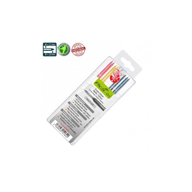 Запасные жала PICA Dry 4020/SB, водорастворимые, цветные, 8 шт., фото  | SNABZHENIE.com.ua