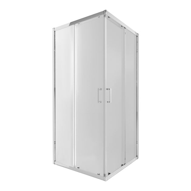 Душевая кабина Qtap Taurus CRM1011SC6 100x100 см, стекло 6 мм, без поддона, фото  | SNABZHENIE.com.ua