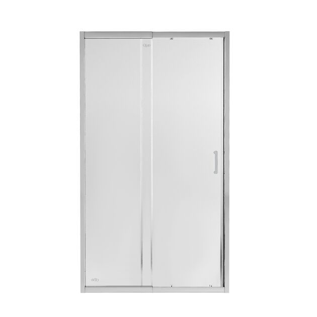 Душова двері в нішу Qtap Taurus CRM2011-12.C6 110-120x185 см, скло Clear 6 мм, покриття CalcLess, фото  | SNABZHENIE.com.ua