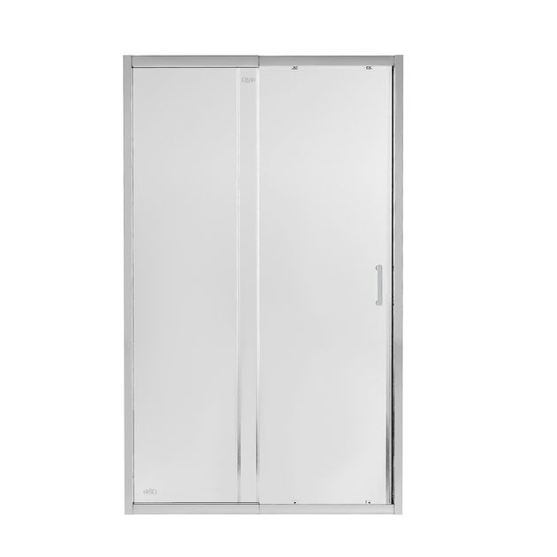 Душова дверка в нішу Qtap Taurus CRM2013-14.C6 130-140x185 см, скло Clear 6 мм, покриття CalcLess, фото  | SNABZHENIE.com.ua
