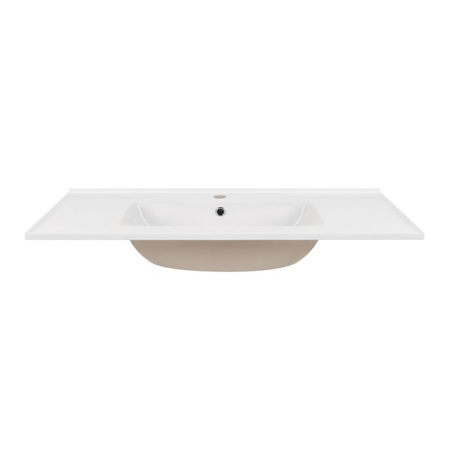 Раковина Qtap Albatross E49 1000х490х200 White з донним клапаном QT01119100E49W, фото , зображення 3 | SNABZHENIE.com.ua Раковина Qtap Albatross E49 1000х490х200 White з донним клапаном QT01119100E49W, фото , зображення 3 | SNABZHENIE.com.ua