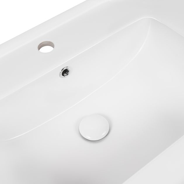 Раковина Qtap Albatross E49 1000х490х200 White з донним клапаном QT01119100E49W, фото , зображення 5 | SNABZHENIE.com.ua Раковина Qtap Albatross E49 1000х490х200 White з донним клапаном QT01119100E49W, фото , зображення 5 | SNABZHENIE.com.ua
