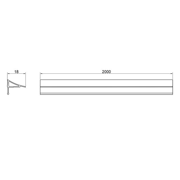 Декоративная планка Qtap для поддона и ванны WHI60201803, фото , изображение 2 | SNABZHENIE.com.ua