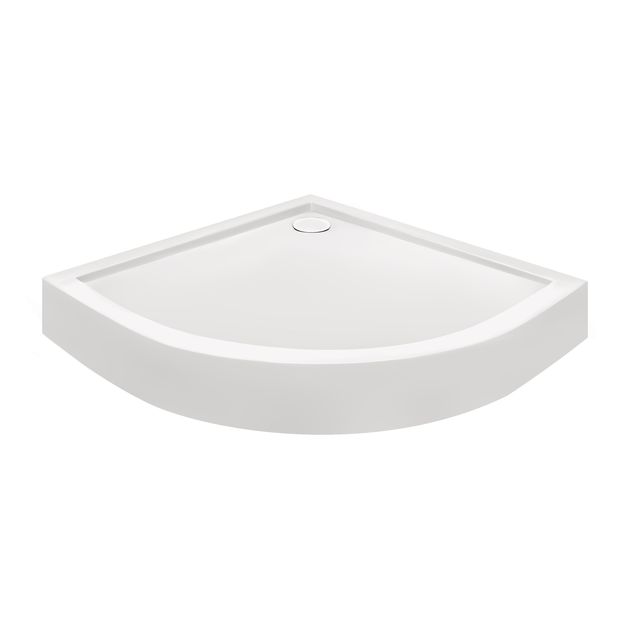 Душовий поддон Qtap Robin 301112 100x100x12 см + сифон, фото  | SNABZHENIE.com.ua