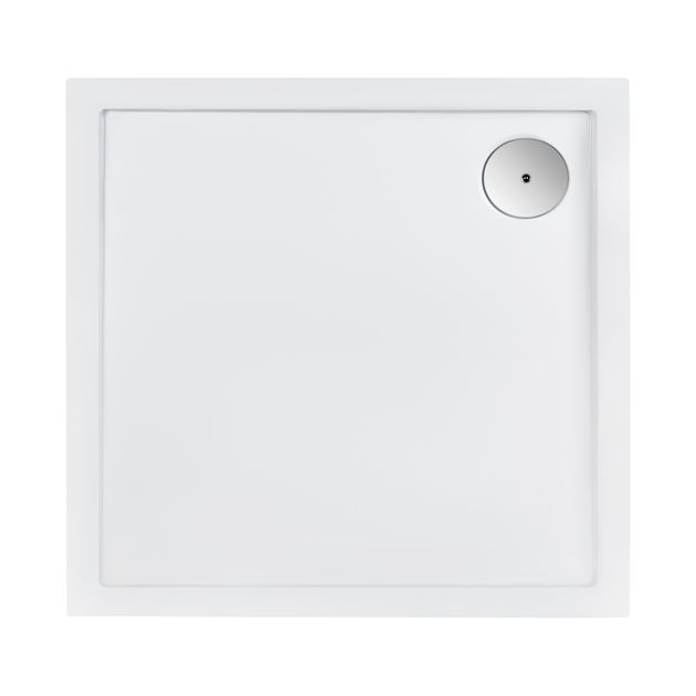 Душовий поддон Qtap Tern 309912C 90x90x12 см + сифон, фото , зображення 3 | SNABZHENIE.com.ua Душовий поддон Qtap Tern 309912C 90x90x12 см + сифон, фото , зображення 3 | SNABZHENIE.com.ua
