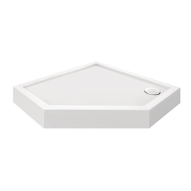 Душовий піддон Qtap Diamond 301112 100x100x12 см + сифон, фото  | SNABZHENIE.com.ua