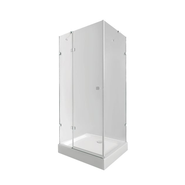 Набор Qtap душ. кабина Capricorn CRM1011SC6 + поддон Tern 100x100 см, фото  | SNABZHENIE.com.ua