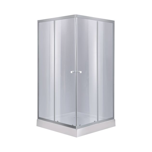 Набор Lidz душевая кабина Wawel SC80x80 с поддоном Mazur, стекло 4 мм, фото  | SNABZHENIE.com.ua