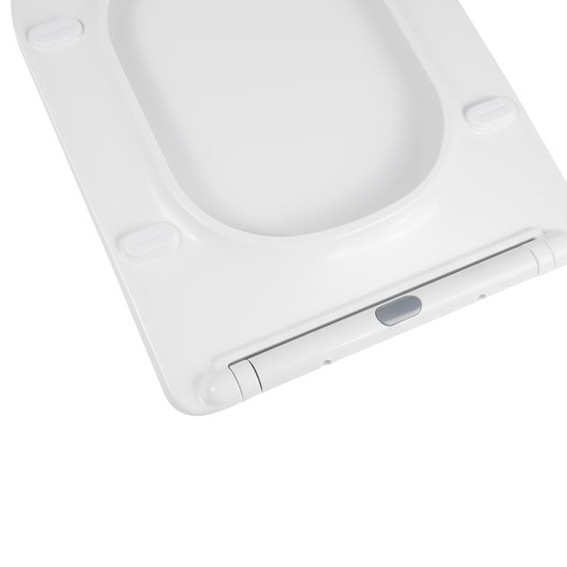 Сидіння для унітазу Qtap Presto з мікроліфтом Slim QT26992615EW, фото , зображення 4 | SNABZHENIE.com.ua Сидіння для унітазу Qtap Presto з мікроліфтом Slim QT26992615EW, фото , зображення 4 | SNABZHENIE.com.ua