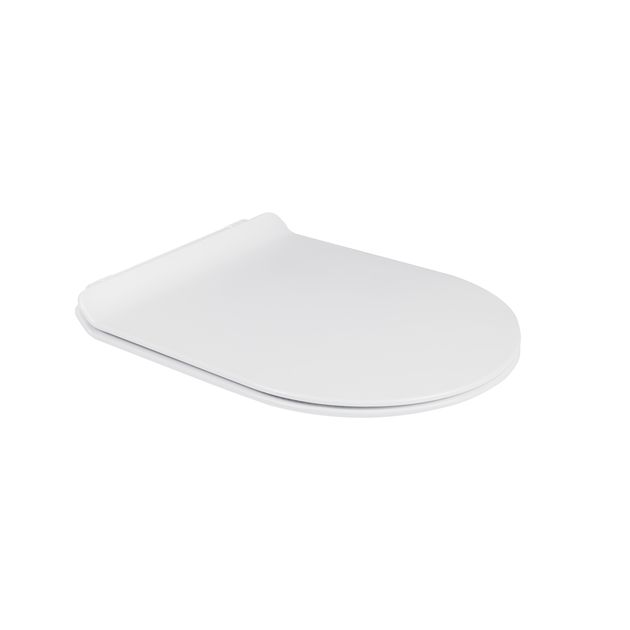 Сиденье для унитаза Qtap Presto Slim с микролифтом QT26991217AW, фото  | SNABZHENIE.com.ua