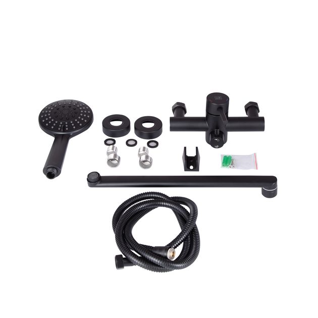 Смеситель для ванны Lidz Aria 05D-BES, черный, фото , изображение 3 | SNABZHENIE.com.ua Смеситель для ванны Lidz Aria 05D-BES, черный, фото , изображение 3 | SNABZHENIE.com.ua