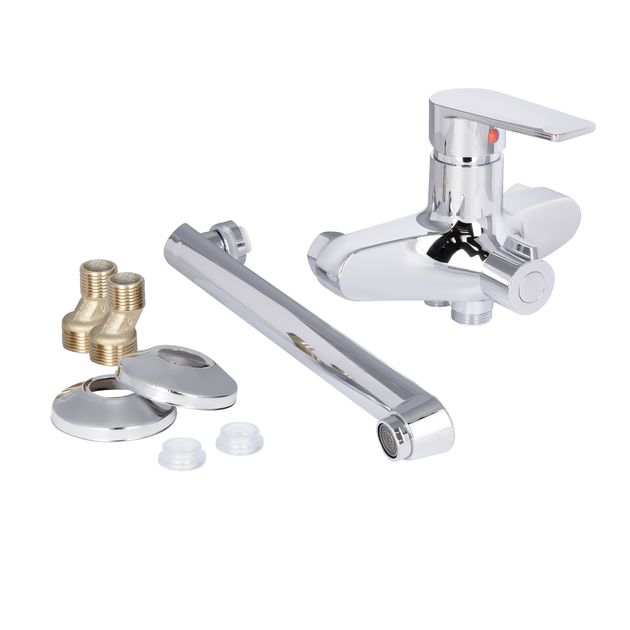 Смеситель для ванны Brinex 35C 005, фото , изображение 6 | SNABZHENIE.com.ua Смеситель для ванны Brinex 35C 005, фото , изображение 6 | SNABZHENIE.com.ua