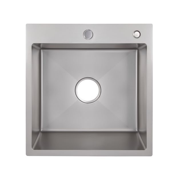 Кухонна мийка Lidz H5050G 3.0/0.8 мм Brush Grey (LDH5050GPVD3008), фото  | SNABZHENIE.com.ua