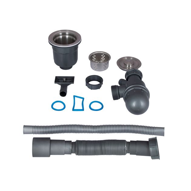 Мойка кухонная Lidz H5050G 3.0/0.8 мм серый матовый (LDH5050GPVD3008), фото , изображение 7 | SNABZHENIE.com.ua Мойка кухонная Lidz H5050G 3.0/0.8 мм серый матовый (LDH5050GPVD3008), фото , изображение 7 | SNABZHENIE.com.ua