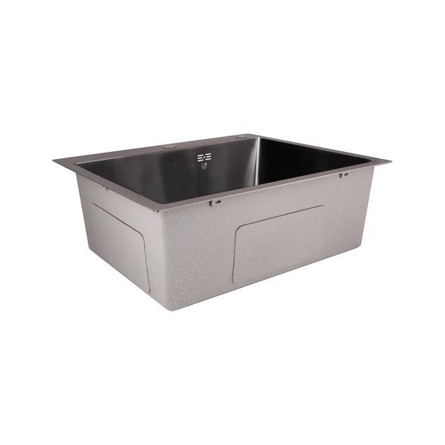 Кухонная мойка Lidz H6050B 3.0/0.8 мм Черная матовая (LDH6050BPVD3008), фото , изображение 3 | SNABZHENIE.com.ua Кухонная мойка Lidz H6050B 3.0/0.8 мм Черная матовая (LDH6050BPVD3008), фото , изображение 3 | SNABZHENIE.com.ua