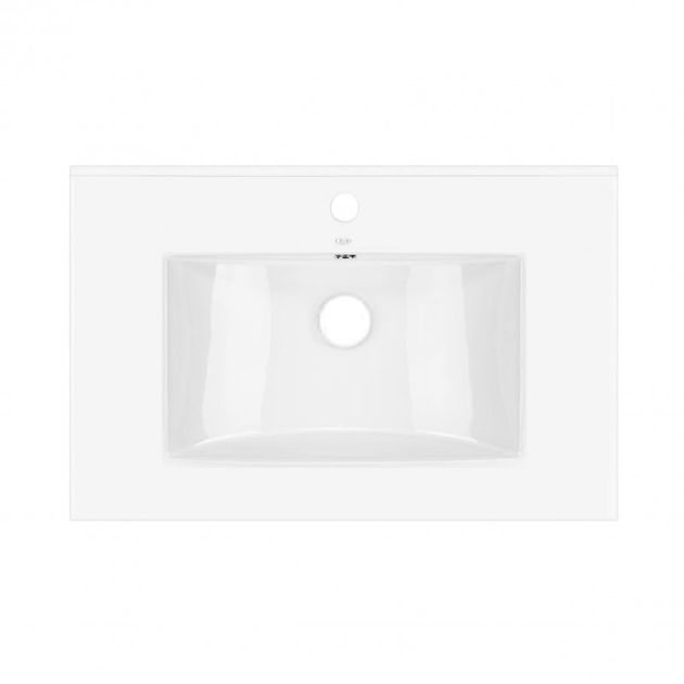 Раковина Qtap Albatross 700x460x180 Белая без клапана QT01113070CW, фото  | SNABZHENIE.com.ua