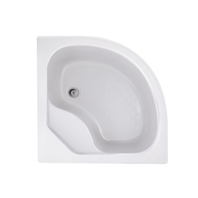 Душевой поддон KAPIELKA ST 90x90 см, полукруглый, высокий, с панелью, фото  | SNABZHENIE.com.ua
