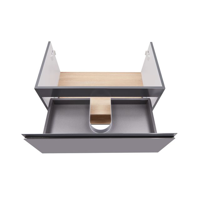 Тумба підвісна Qtap Robin 800х580х500 GRAPHITE/БІЛИЙ ДУБ QT1374TPВ8002NGWO, фото , зображення 6 | SNABZHENIE.com.ua Тумба підвісна Qtap Robin 800х580х500 GRAPHITE/БІЛИЙ ДУБ QT1374TPВ8002NGWO, фото , зображення 6 | SNABZHENIE.com.ua