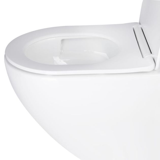 Унитаз Qtap Robin New безободковый с сиденьем Soft-close, фото , изображение 5 | SNABZHENIE.com.ua Унитаз Qtap Robin New безободковый с сиденьем Soft-close, фото , изображение 5 | SNABZHENIE.com.ua